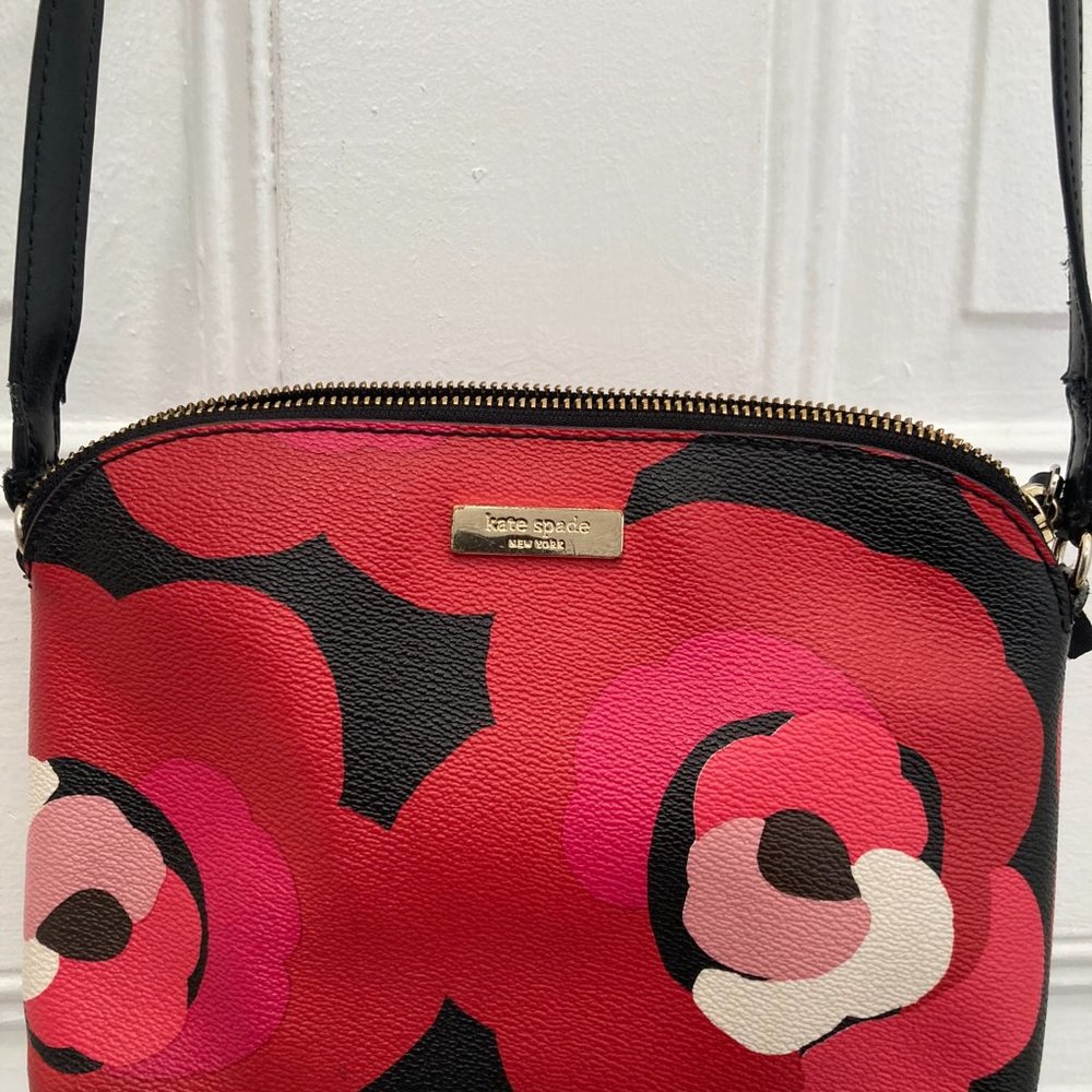 Kate Spade Floral Leather Crossbody